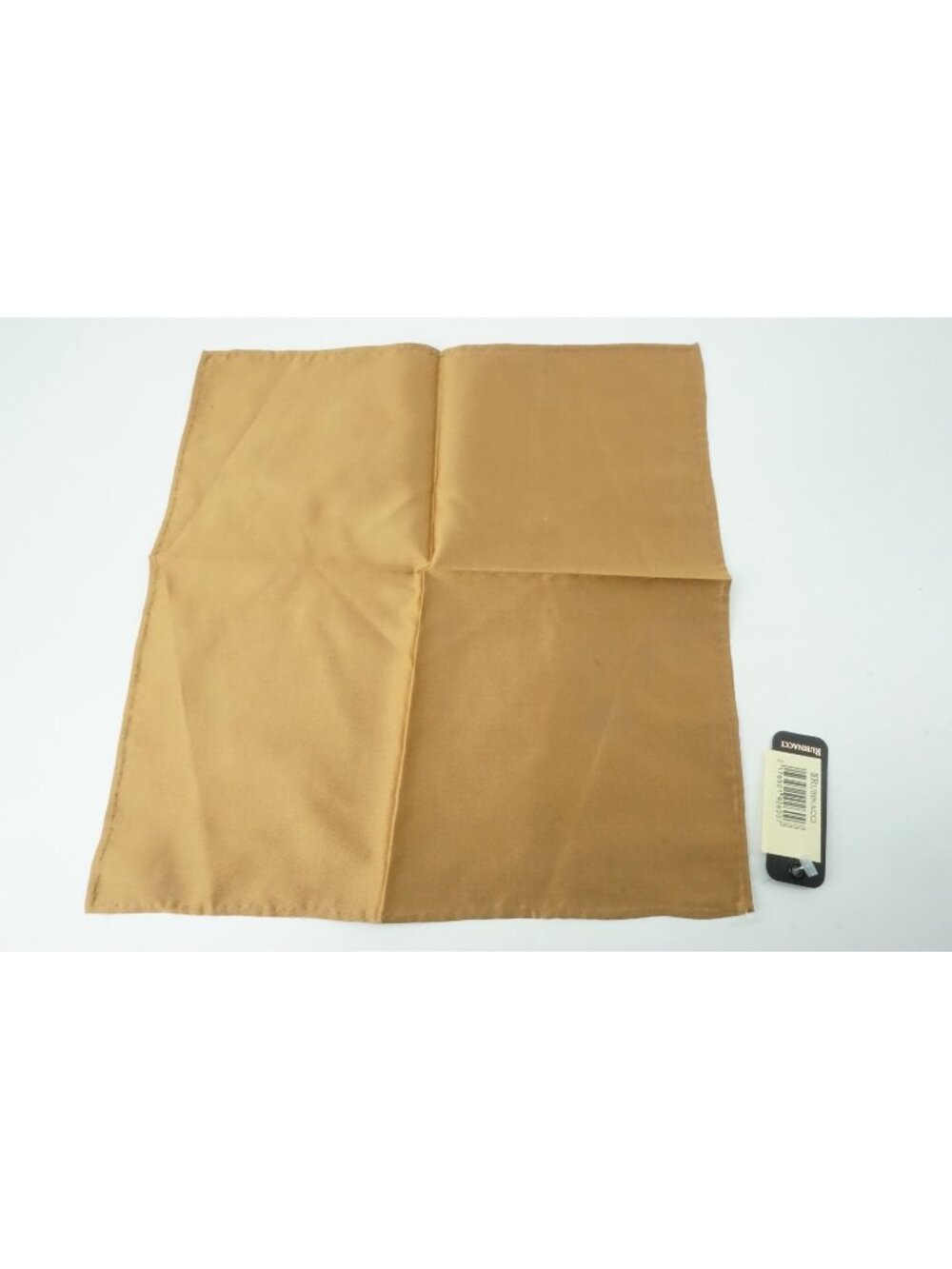 Rubinacci LH Solid Copper Bronze 100% Silk Pocket Square